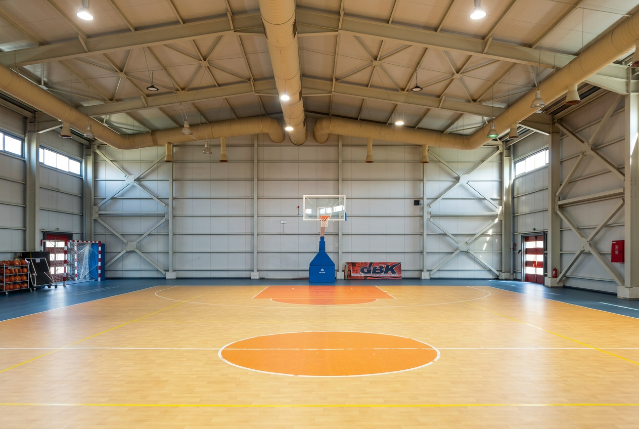 basketball facilities, Thermi campus
